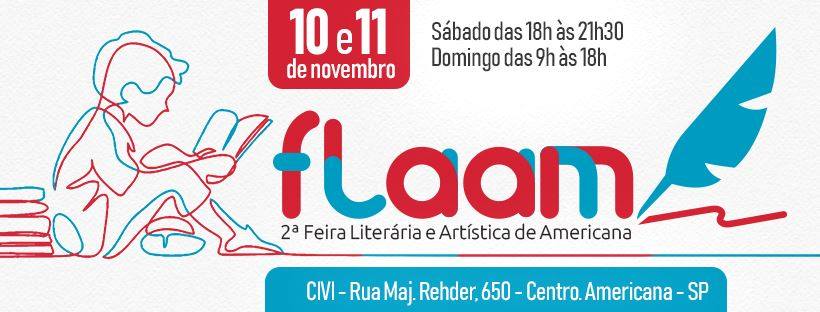 Flaam divulga a programação do evento de Americana